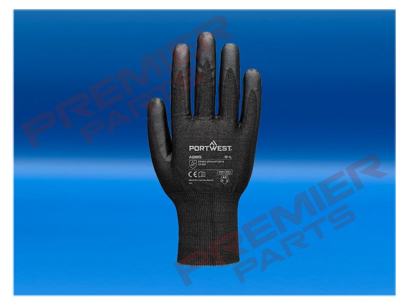 A680 - Cut F21 Nitrile Tungsten Glove A9 Black, Size: XS - 6