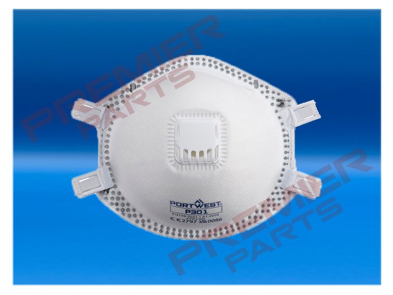 P301 - FFP3 Valved Respirator (Pk10) White