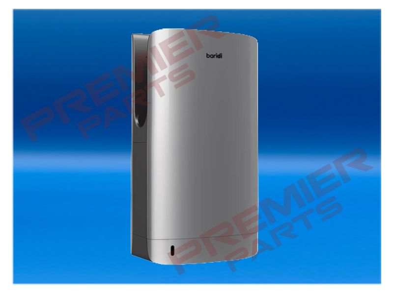 Baridi Hand Dryer with HEPA Filter &amp; Auto-Sensor 1750W/230V - Silver
