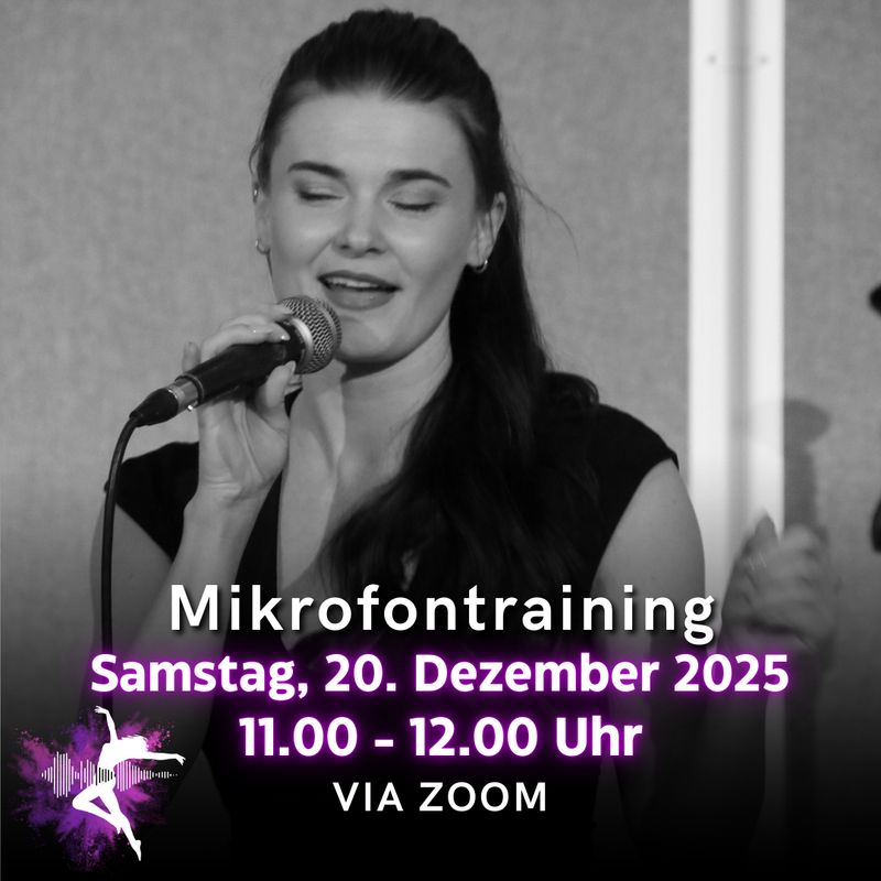 VocalDance "Mikrofontraining" mit Sabrina Reischl