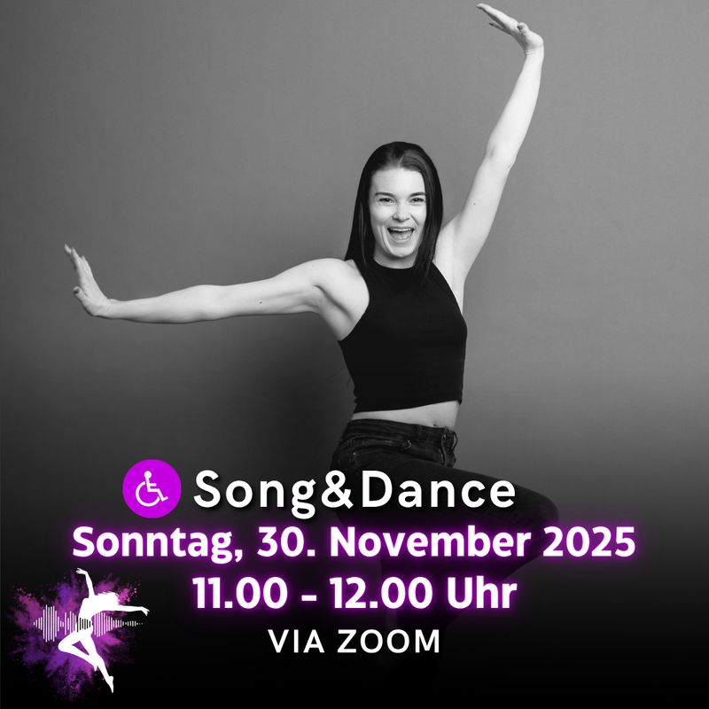 VocalDance "Song&Dance" mit Sabrina Reischl *disability-friendly*