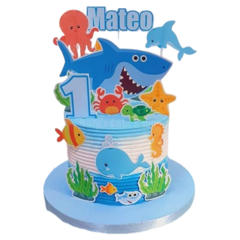 Tartas infantiles con figuras sin fondant