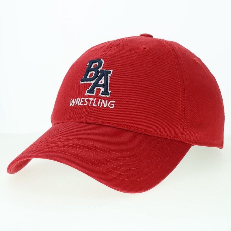 BA Wrestling- Red dad cap