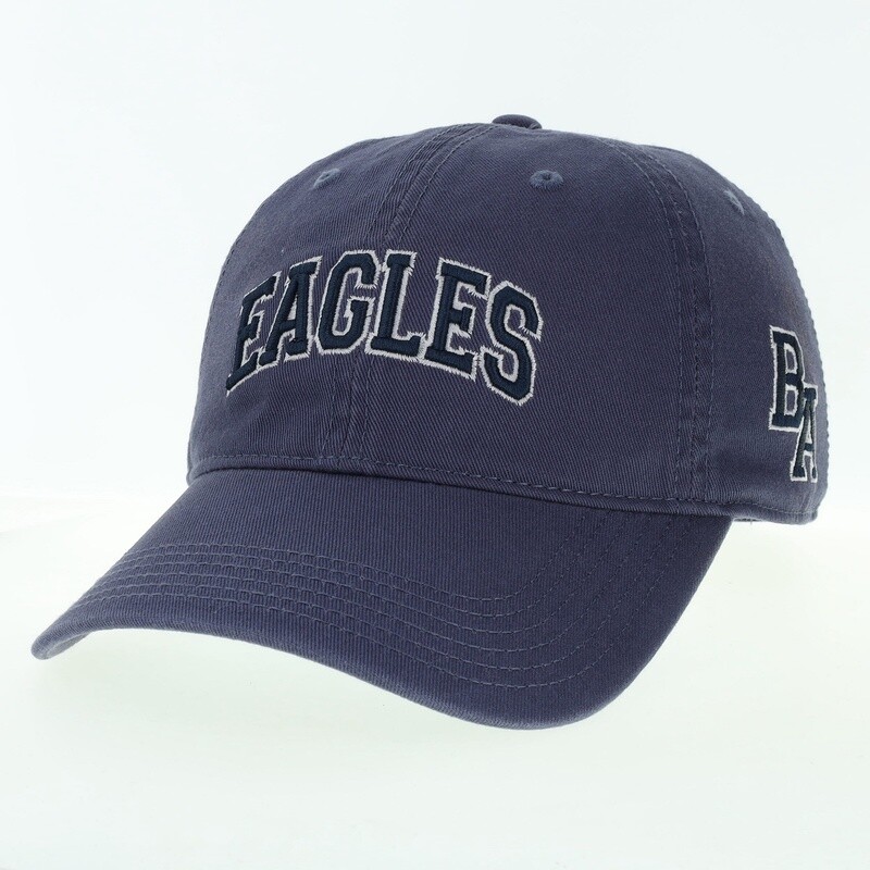 BA Eagles hat - Slate Blue with navy dad cap