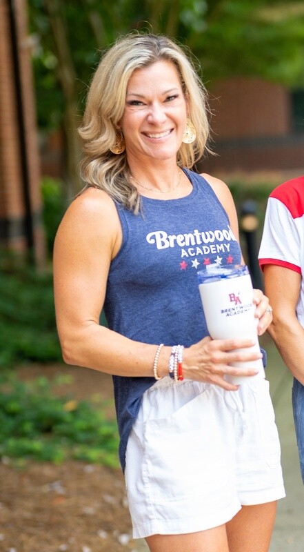 Heather Navy Star Tank