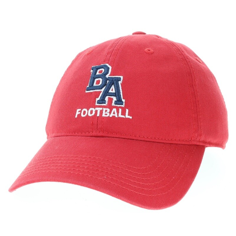 BA Football - Red dad cap