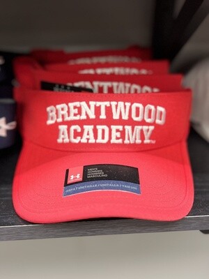 Under Armour Brentwood Academy Visor Red