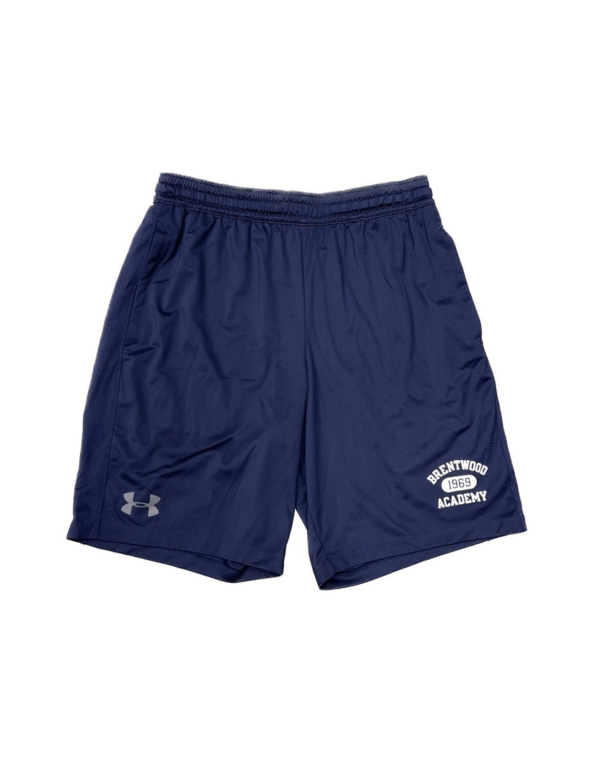 Under Armour Youth Tech Short Navy- 1969 Logo