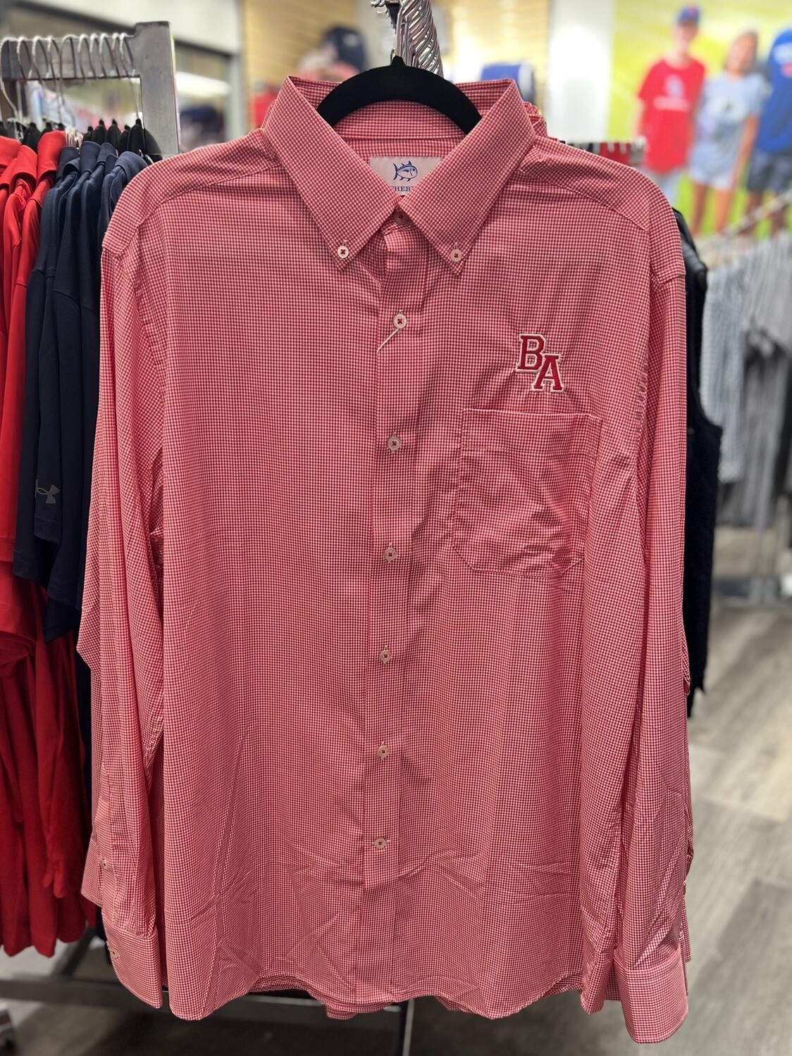 Southern Tide Gameday Varsity Red Sportshirt