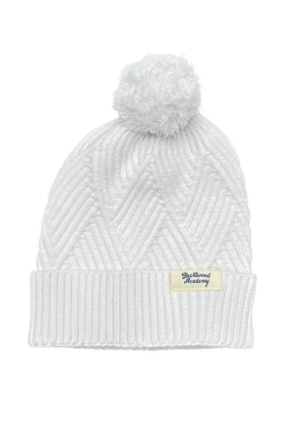 White Cuff Beanie