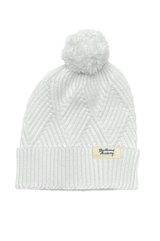 White Cuff Beanie
