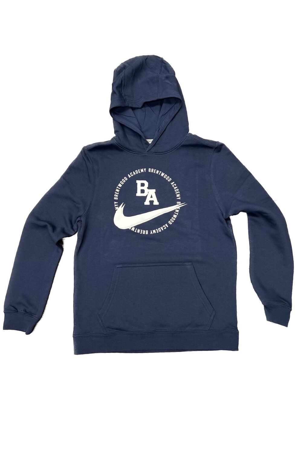 Nike Youth Circle Hoodie- Navy