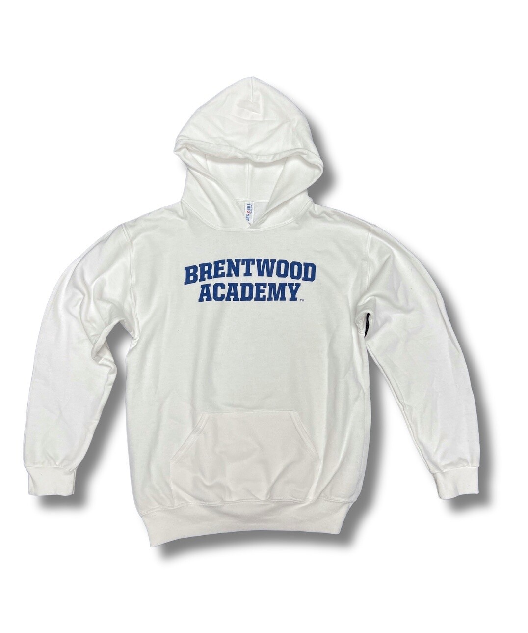Arch YOUTH Hoodie - White with Navy