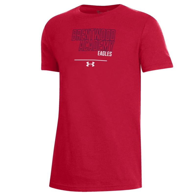 Boys Performance Cotton Tee - Red