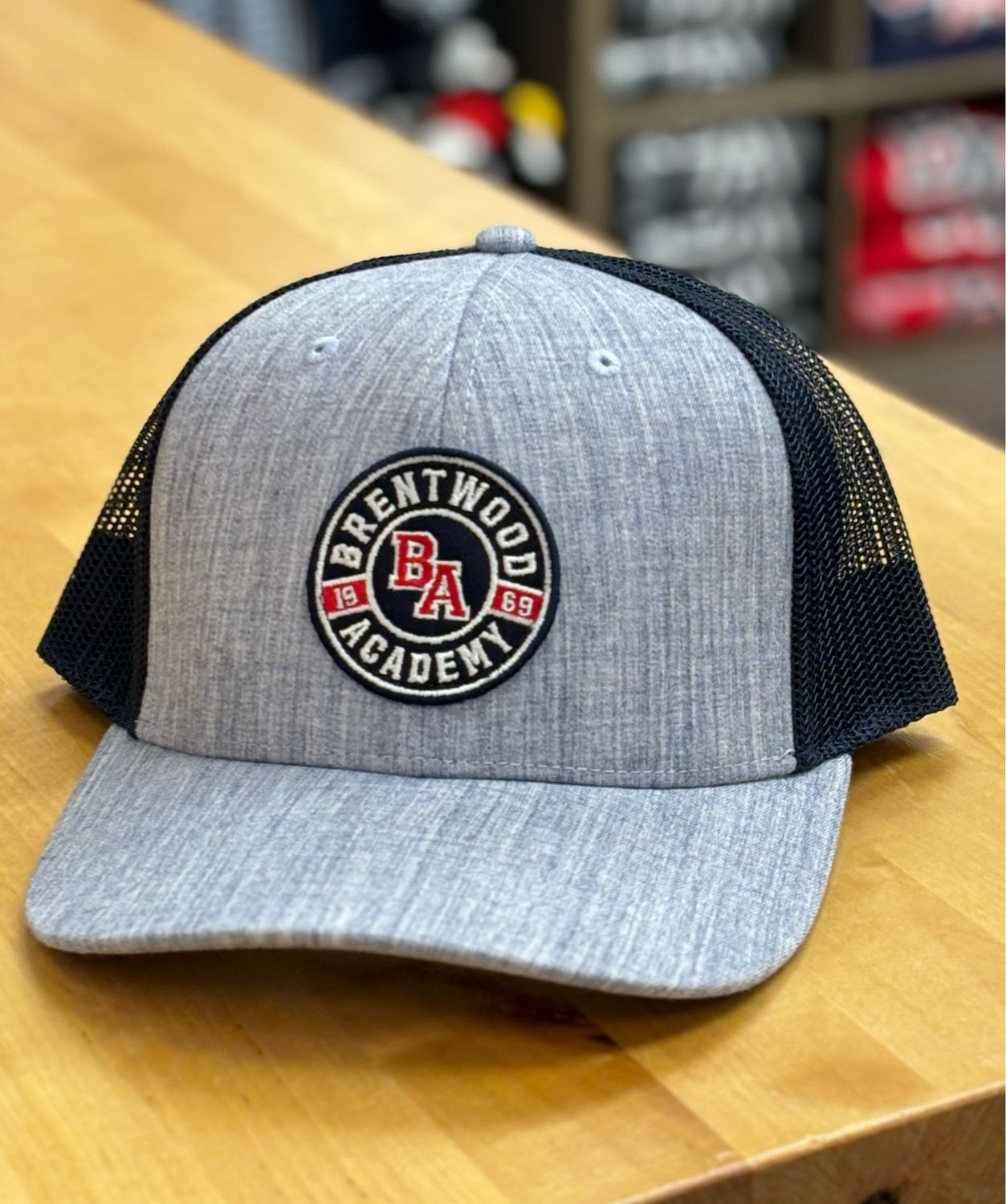 Light Heather Blue Brentwood Academy Circle Hat