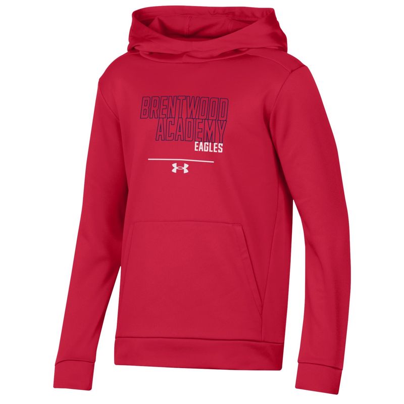 Armour Fleece Hood - Red