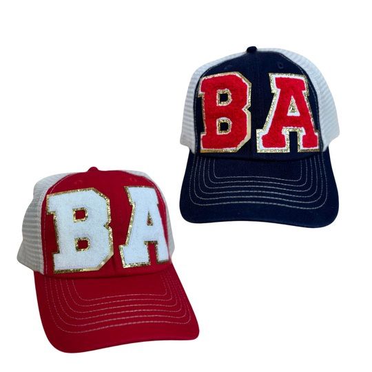 Snapback Chenille Patch BA hat