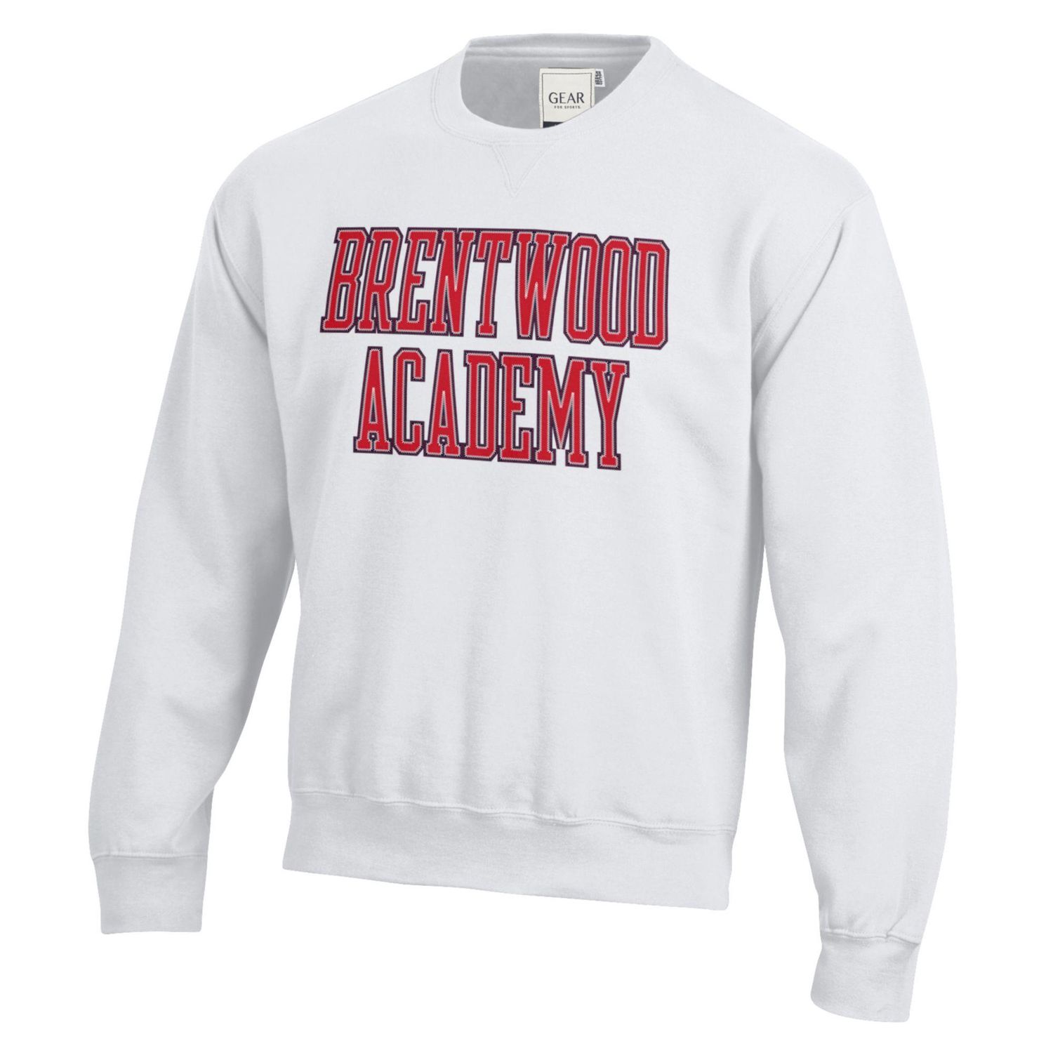 Brentwood Academy Stitch Big Cotton Crew Sweatshirt