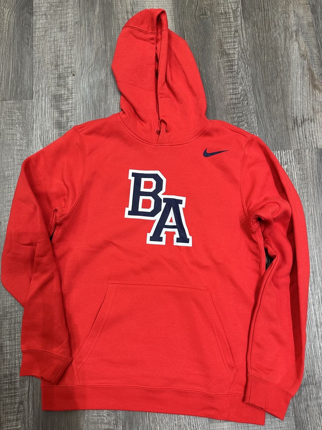 Nike Red Club Fleece Hoody