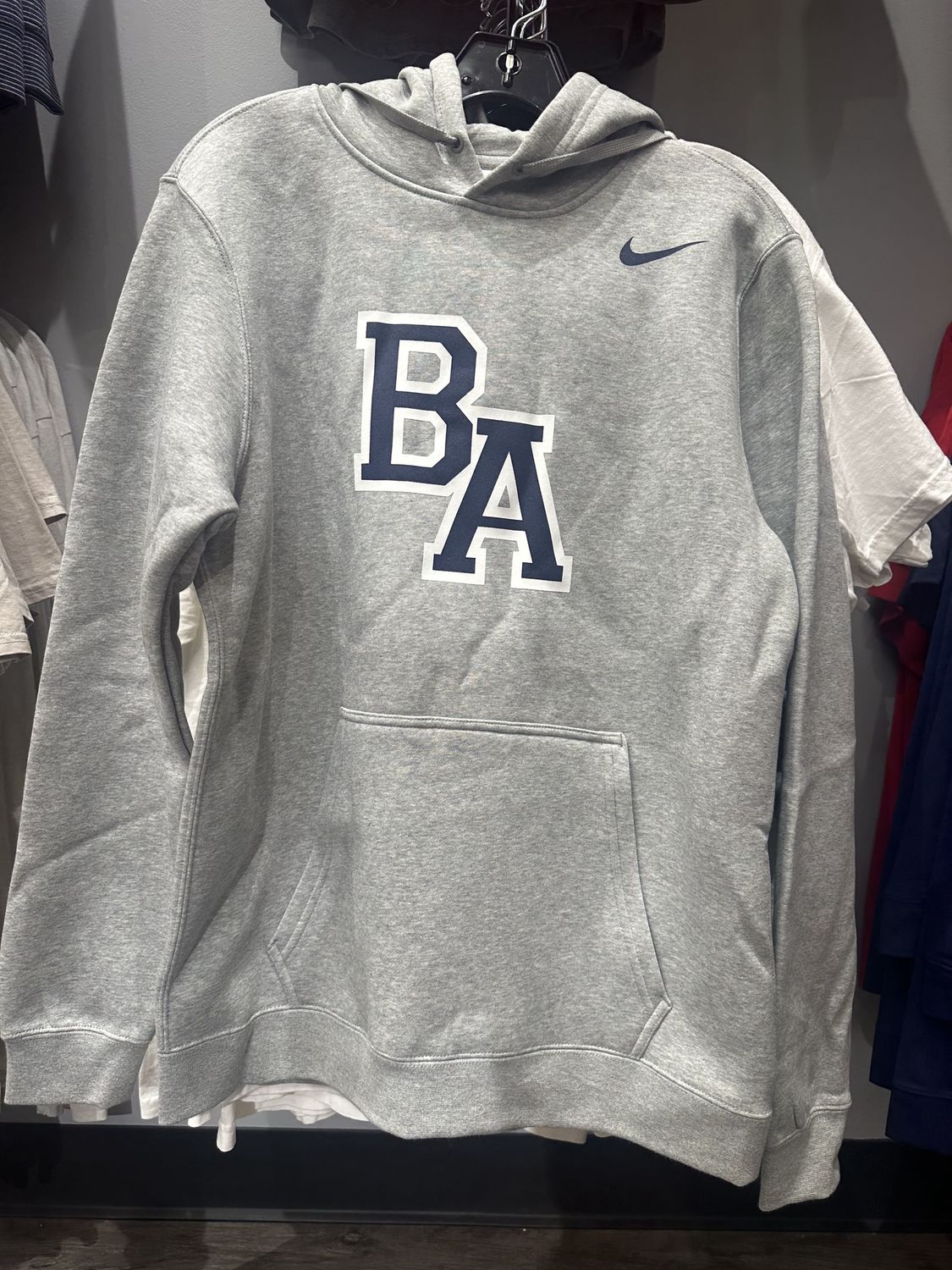 Nike Grey Club Fleece Hoody