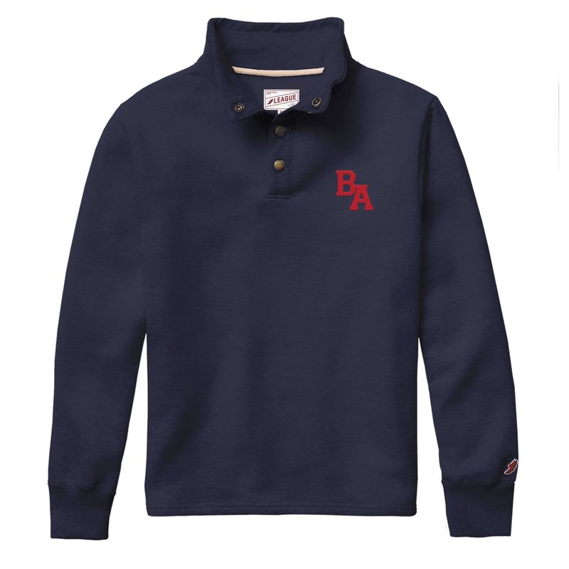 Navy BA Snap Pullover