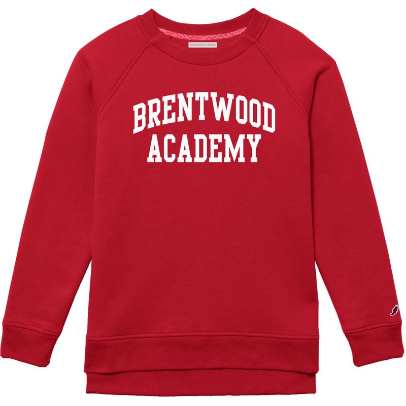 Old School BA Red Crewneck