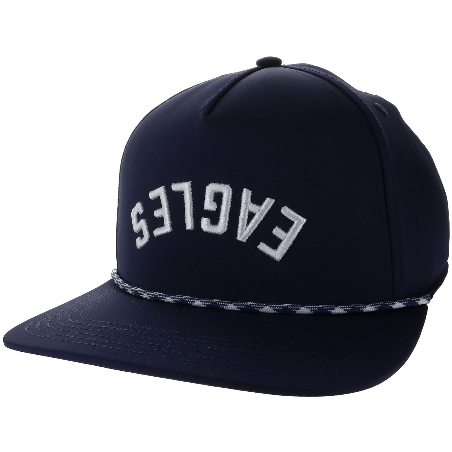 Upside Down Eagles Hat with Rope