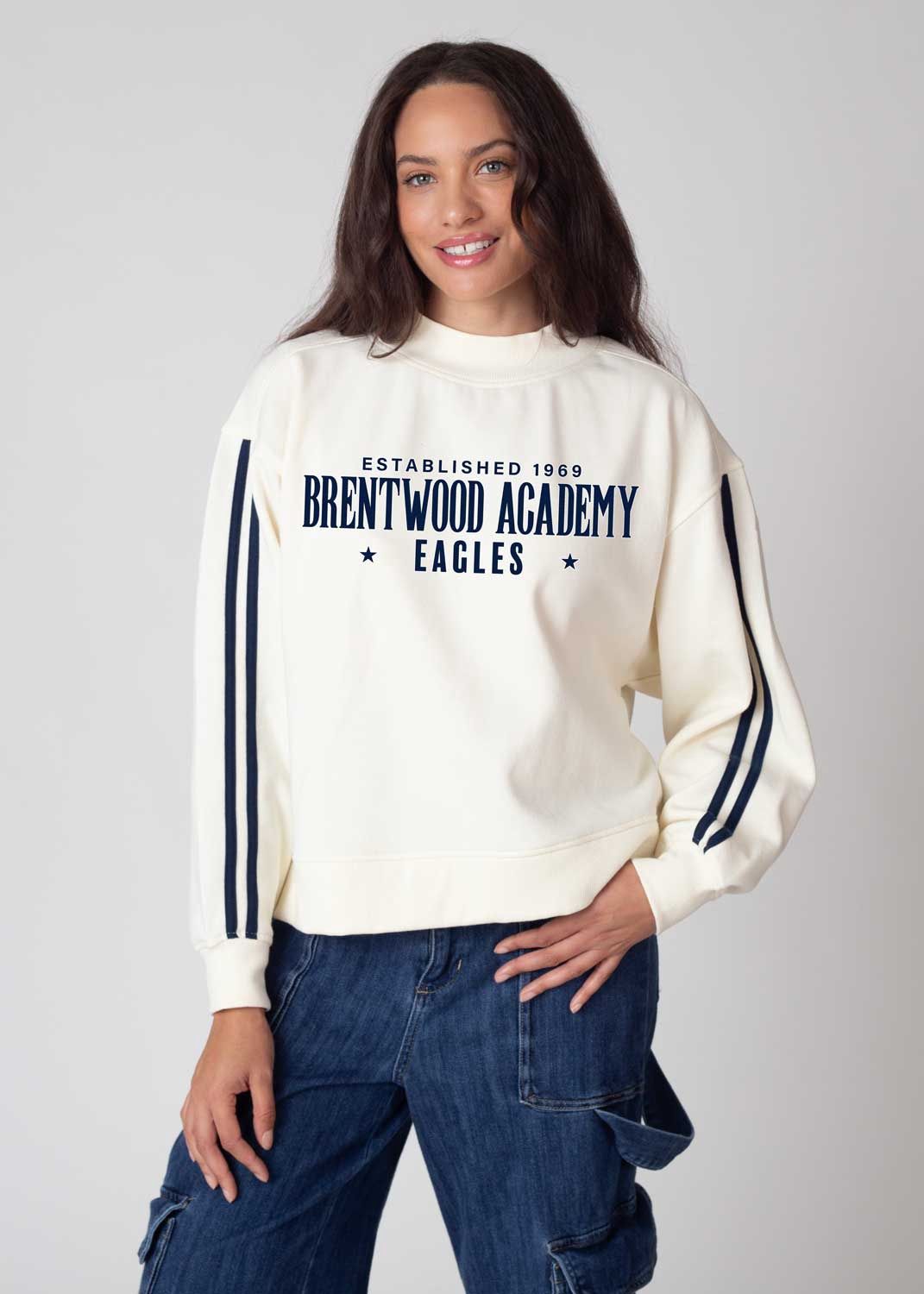 Varsity Mock-Neck