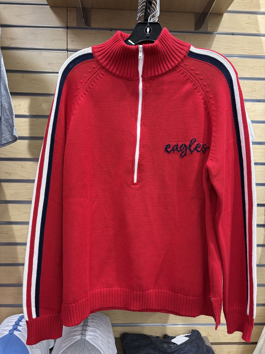 1/2 Zip EAGLES Sweater