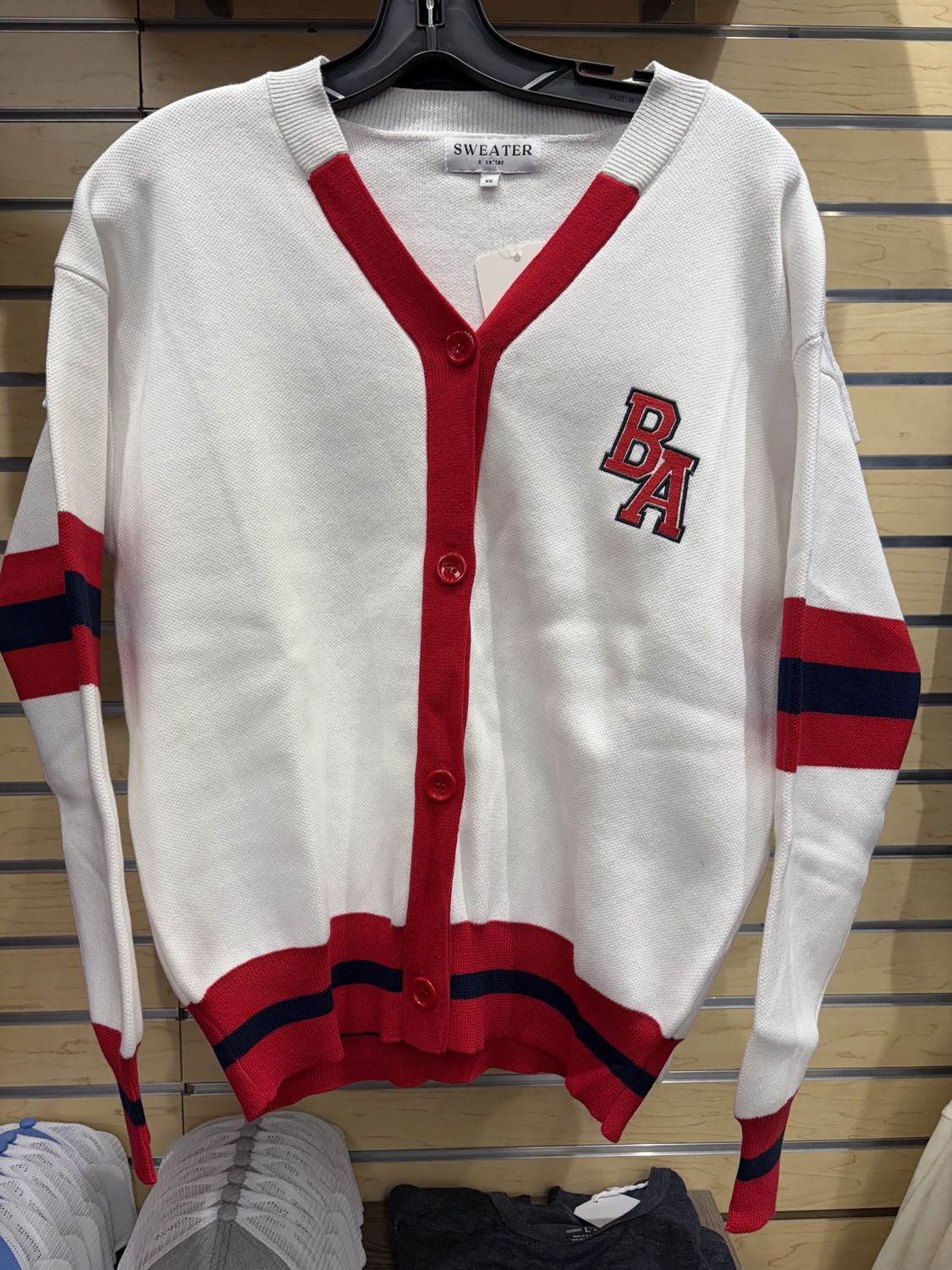 Varsity Cardigan Sweater
