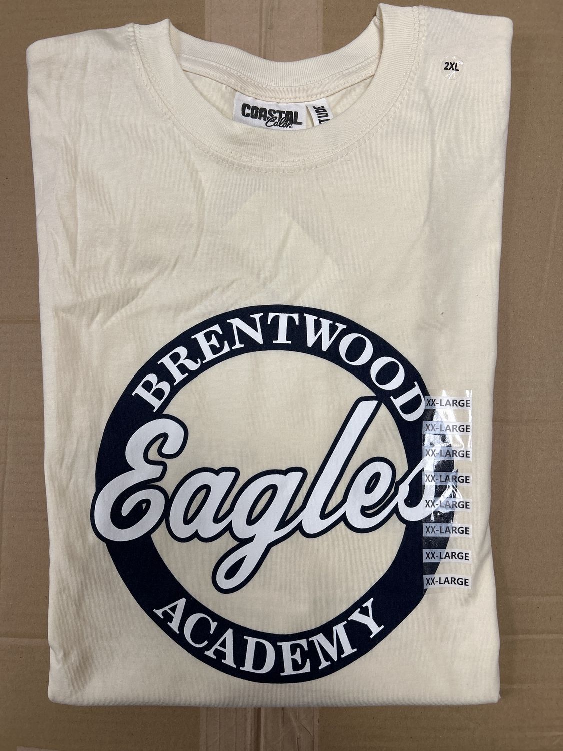 Coastal Color Tee, Colour: Vanilla, Size: Small