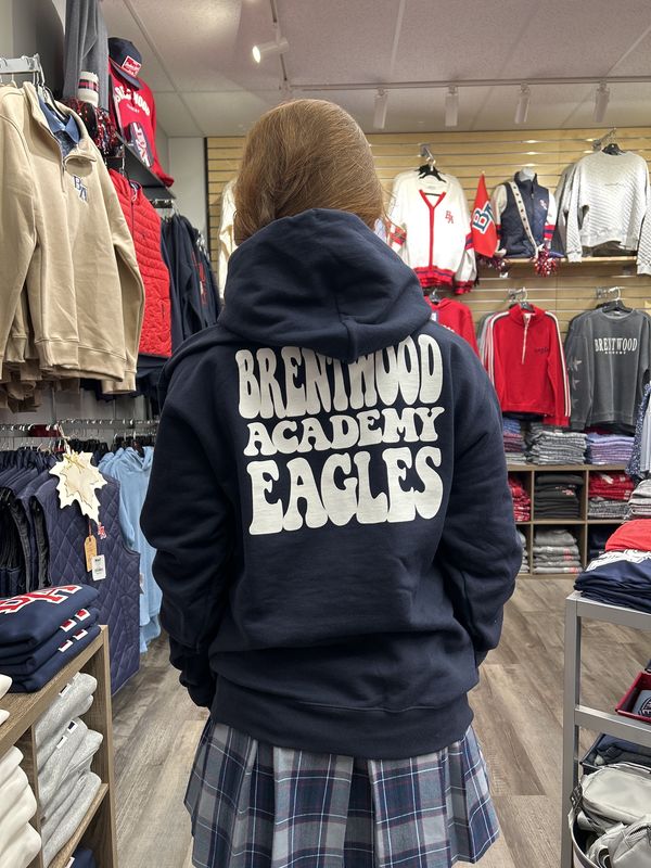 Navy Brentwood Academy Eagles Hoody