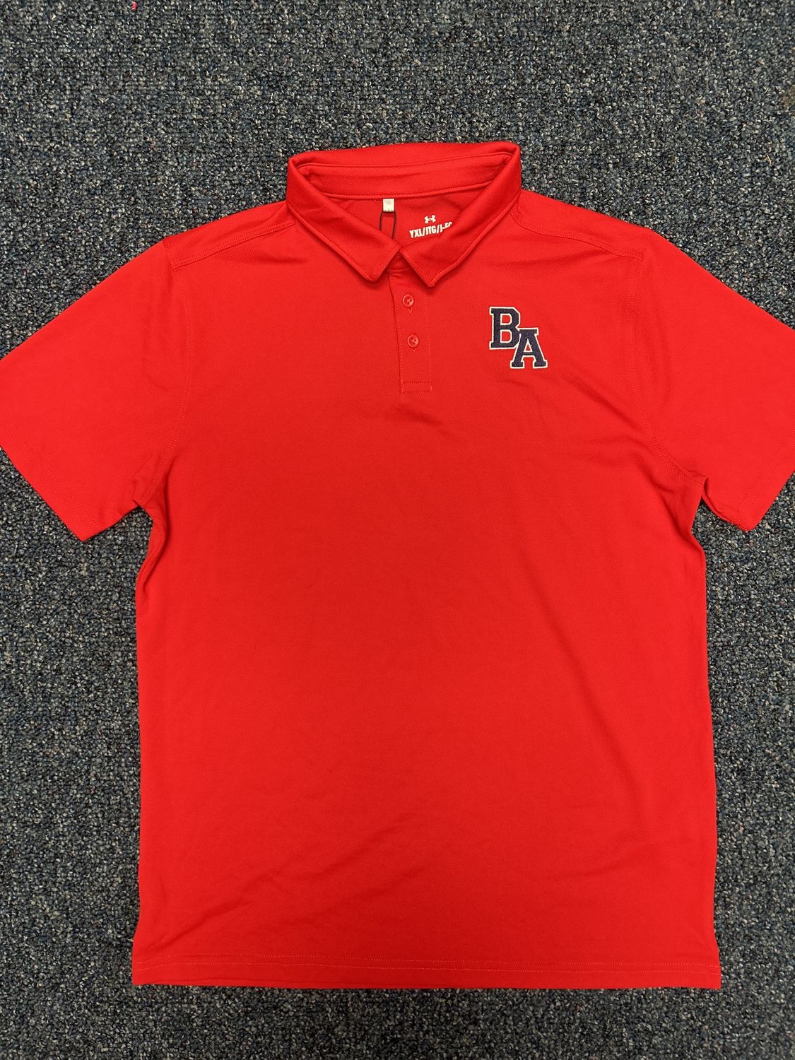 Youth UA Uniform T2G Pique Polo Red