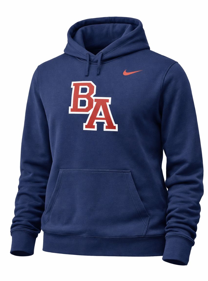 Nike Navy Club Fleece Hoody