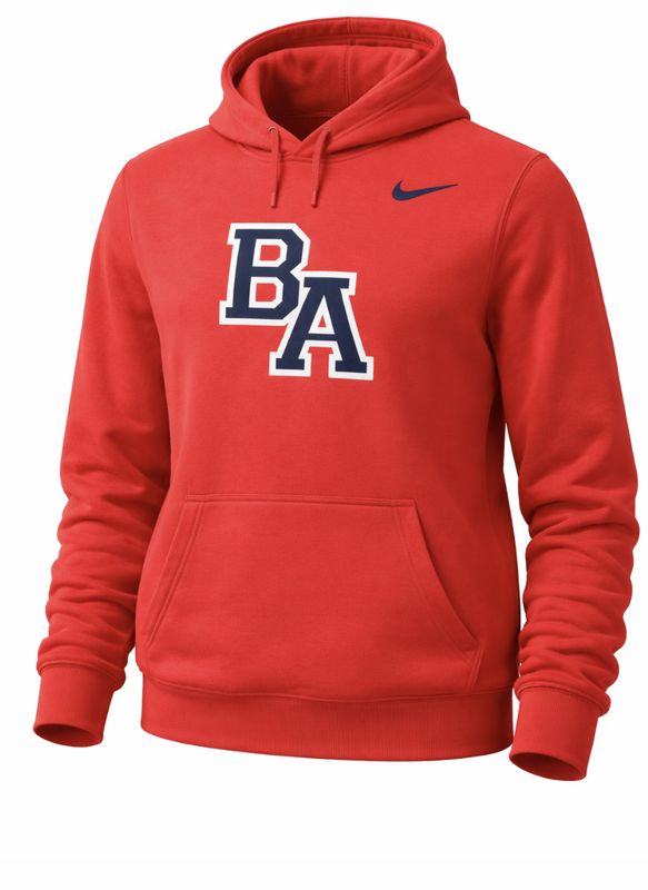 Nike Red Club Fleece Hoody