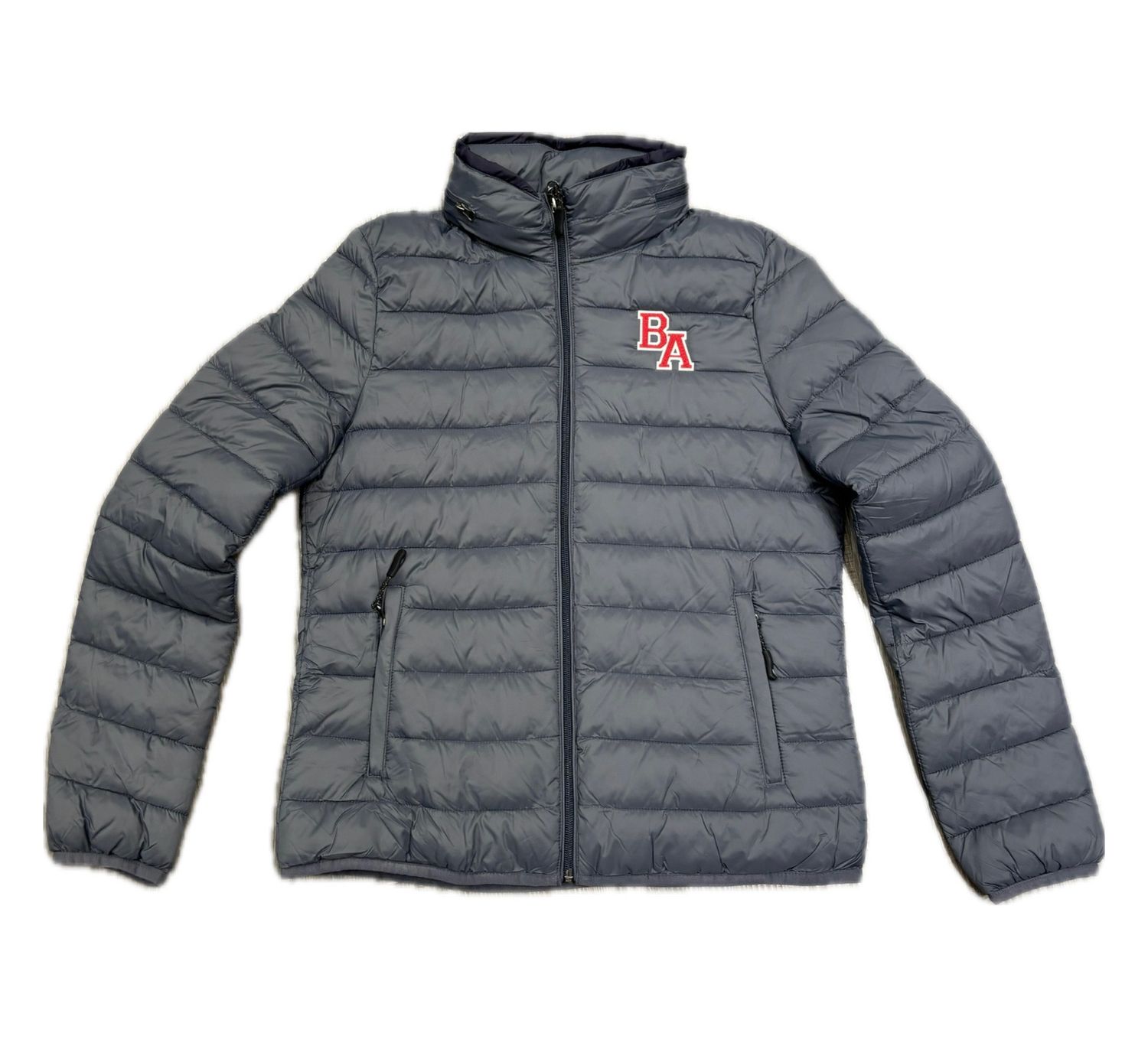 Uniform Slim Cut Puffer Jacket - Pewter, Size: S