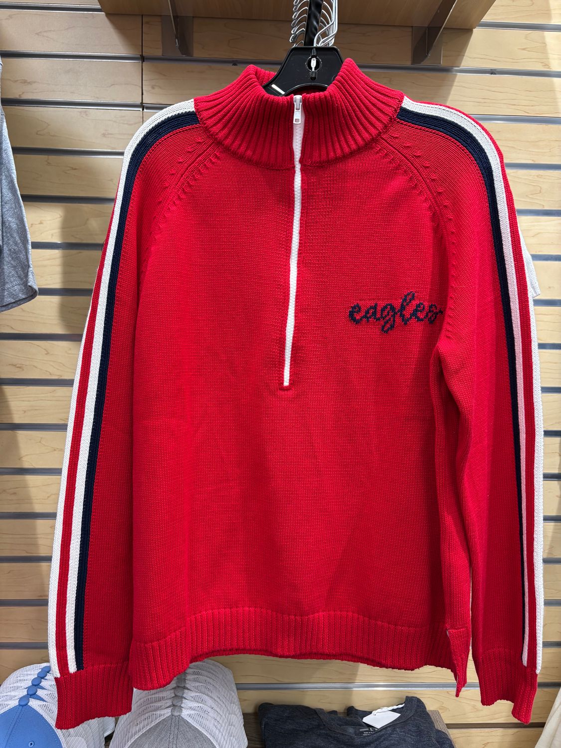 1/2 Zip EAGLES Sweater