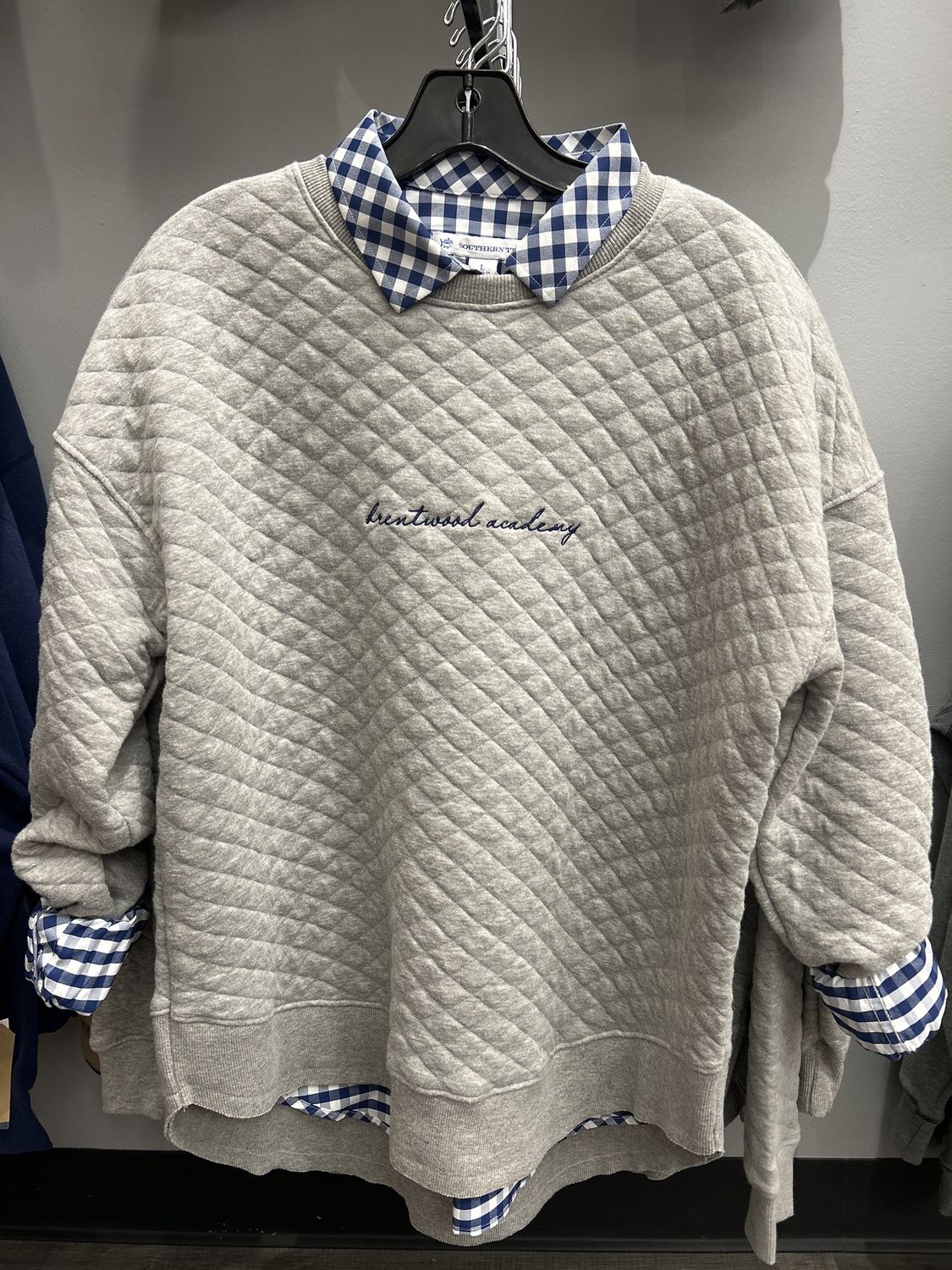 BA Quilted Pullover, Size: Small