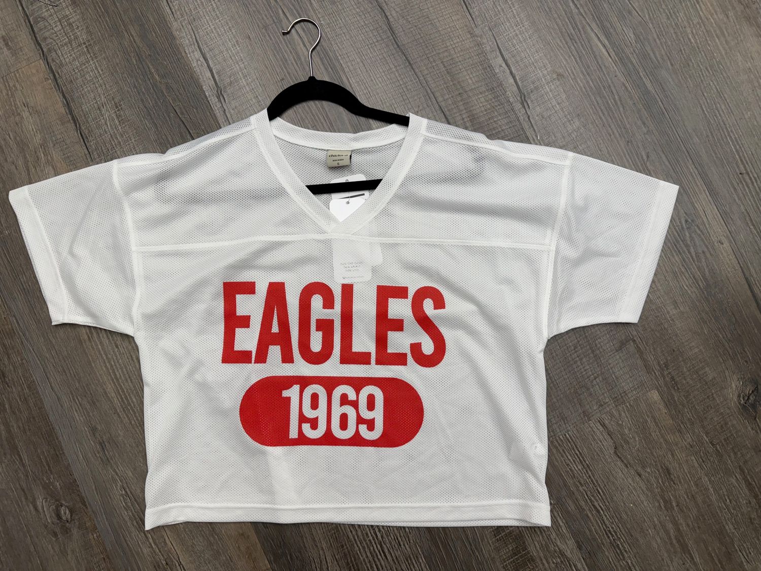 Cropped QB Eagles Jersey, Size: Small