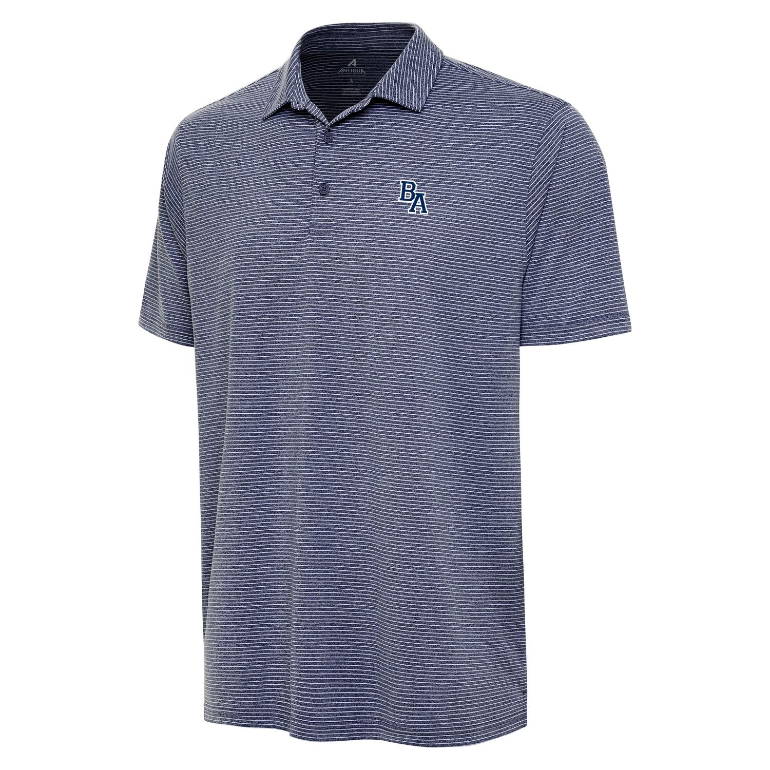 Antigua Twine Polo - Navy Stripe