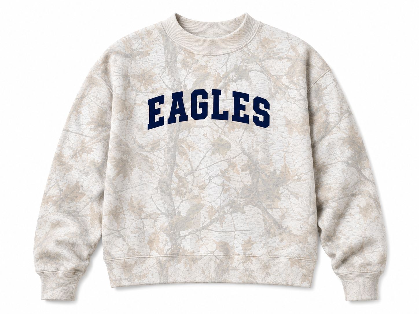 Eagles Faded Camo Mock Neck, Size: S/M