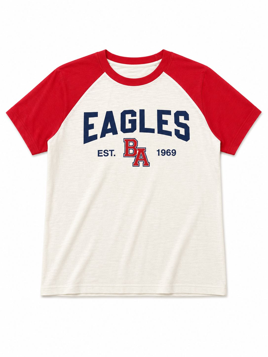 Eagles Game Day Raglan, Size: Small
