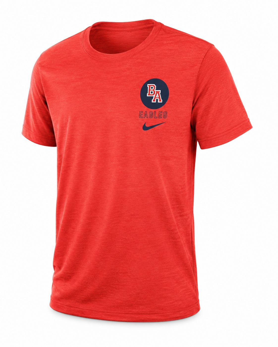Varsity Circle Nike Core Cotton Tee, Color: Red, Size: Small