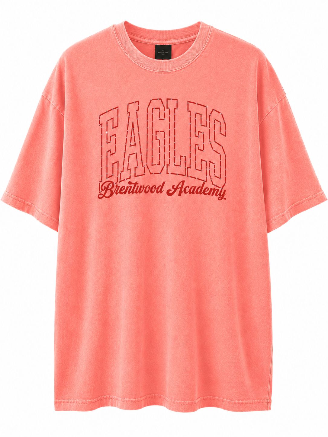 Rhinestone Eagles Dusty Rose Band Tee