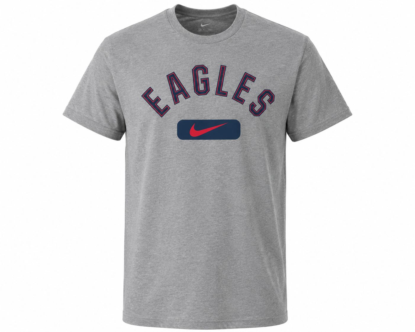 Eagles Nike Core Cotton Tee, Color: Dark Heather, Size: Small