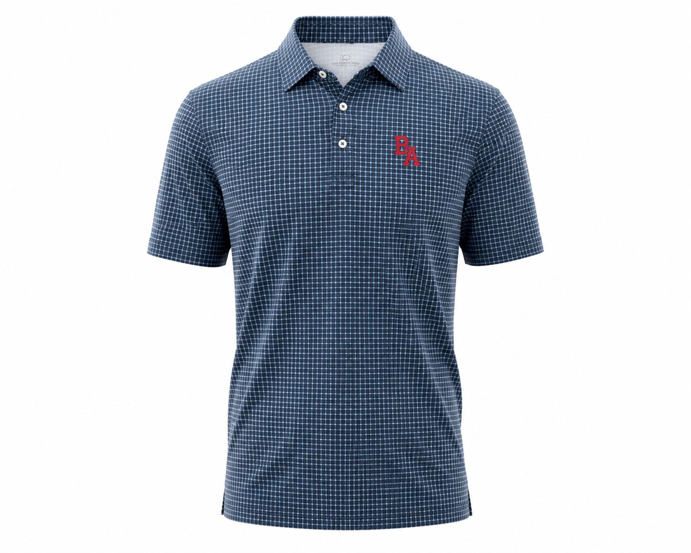 Driver Dunes Edge Plaid Polo