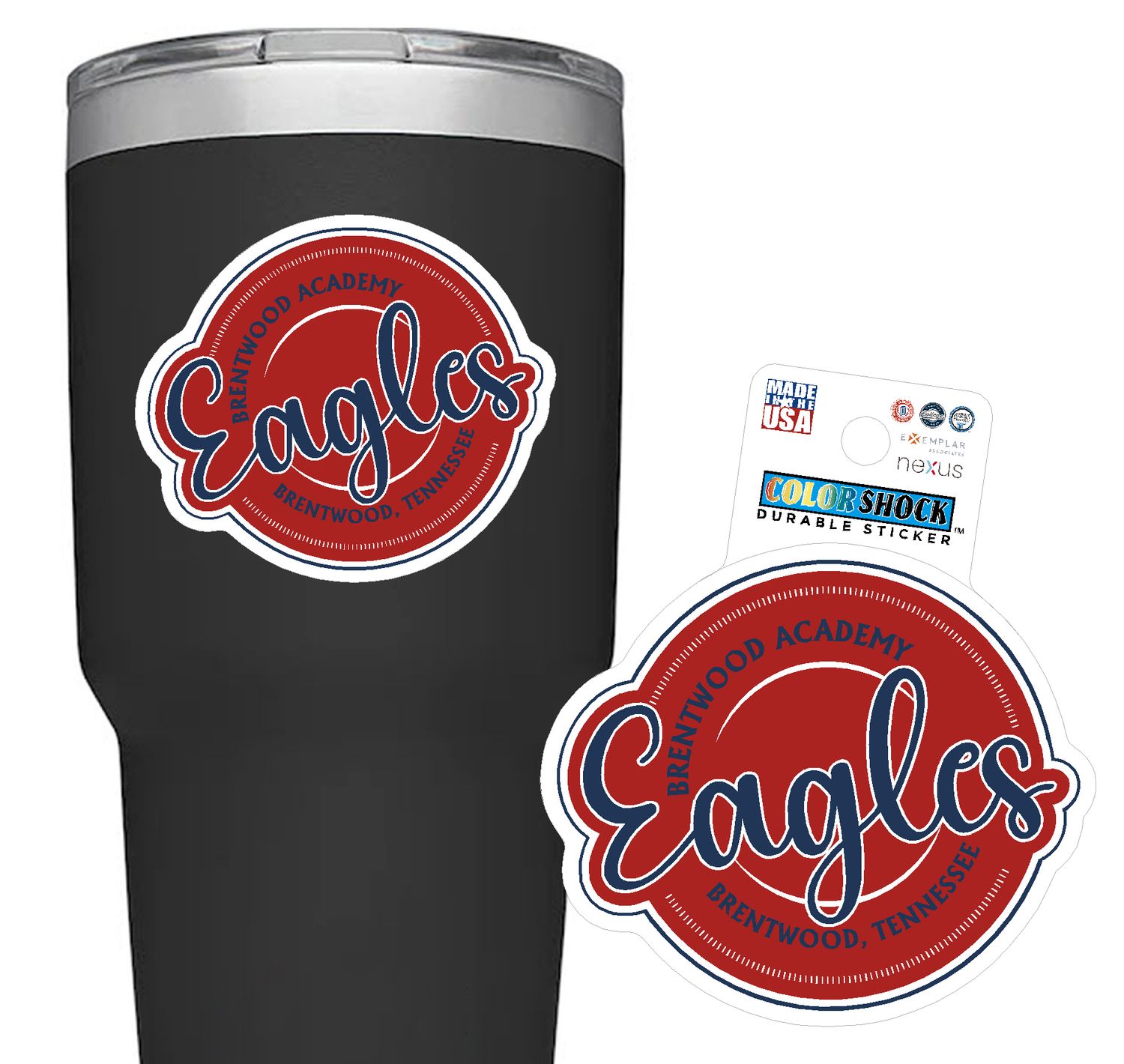 Eagles Circle Sticker