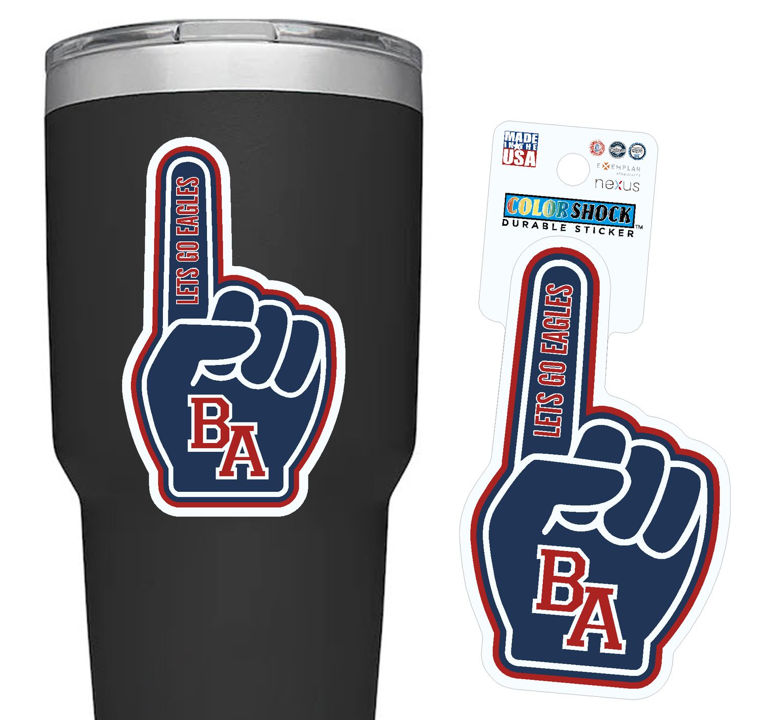 BA #1 Finger Sticker