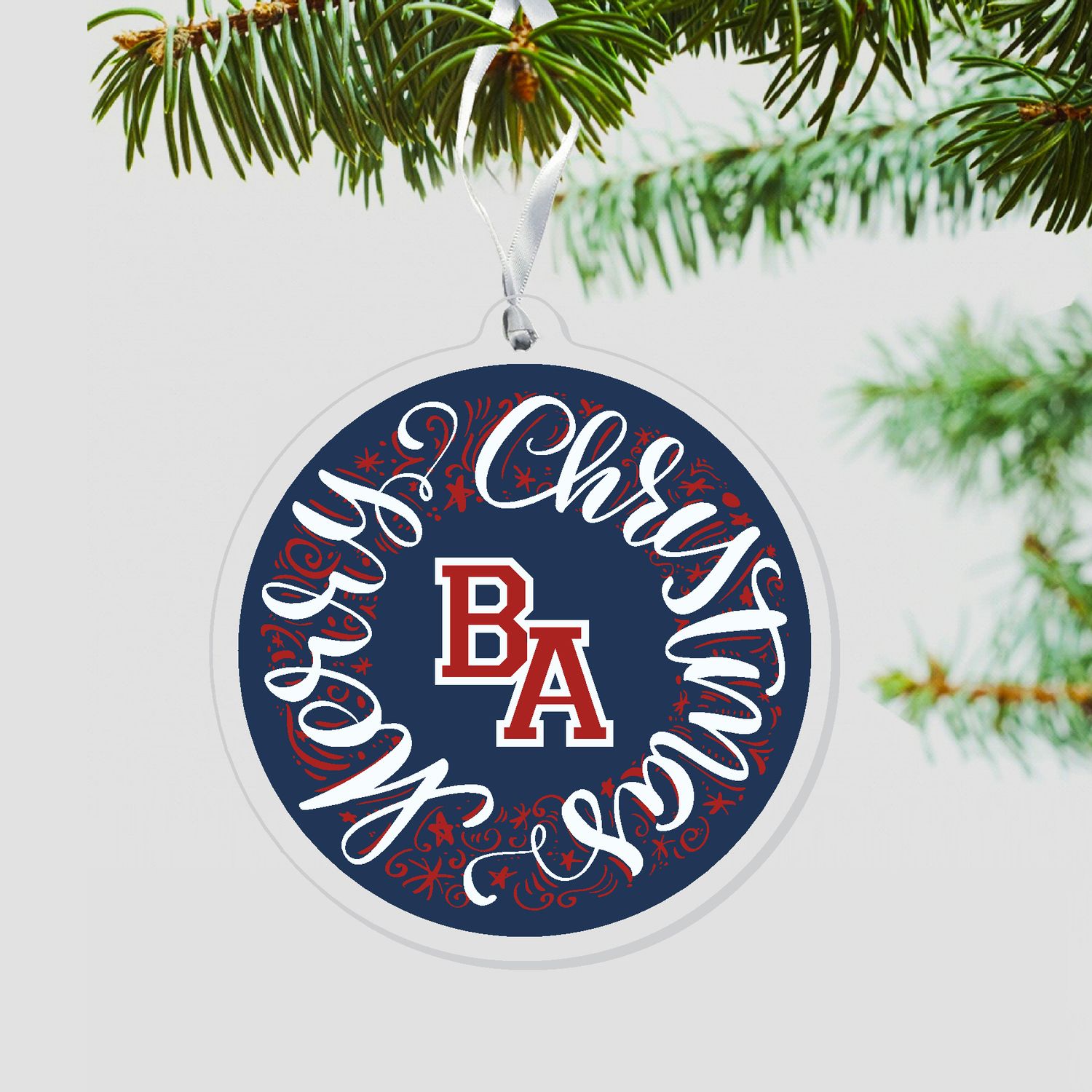 Merry Christmas BA Ornament