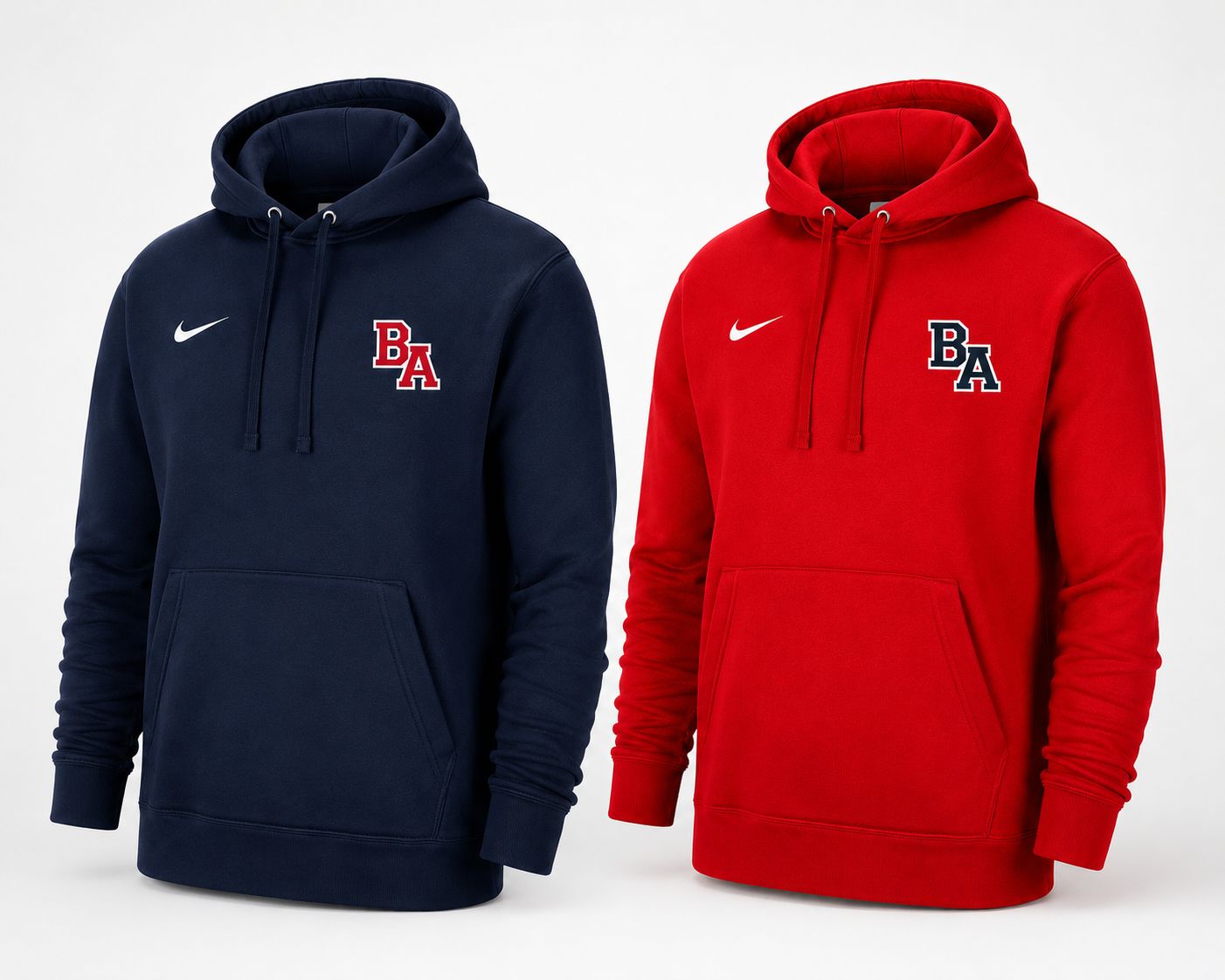 Nike Club Fleece Hoodie – Left Chest BA